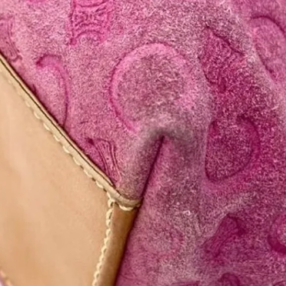 Pink Celine Suede Bag - Picture 11 of 12